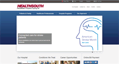 Desktop Screenshot of healthsouthspringhill.com